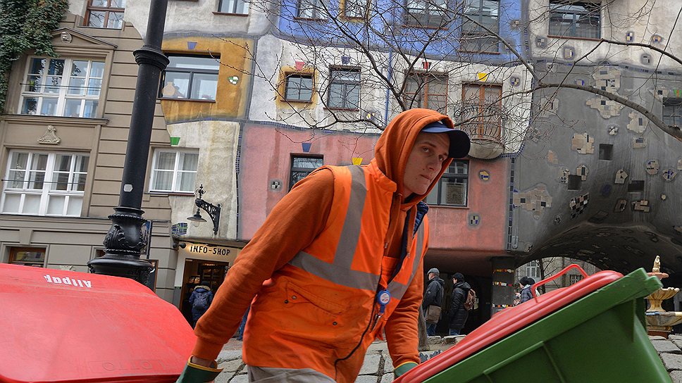 Работники венского ЖКХ по-прежнему тщательно поддерживают на улицах чистоту, красоту и порядок 
