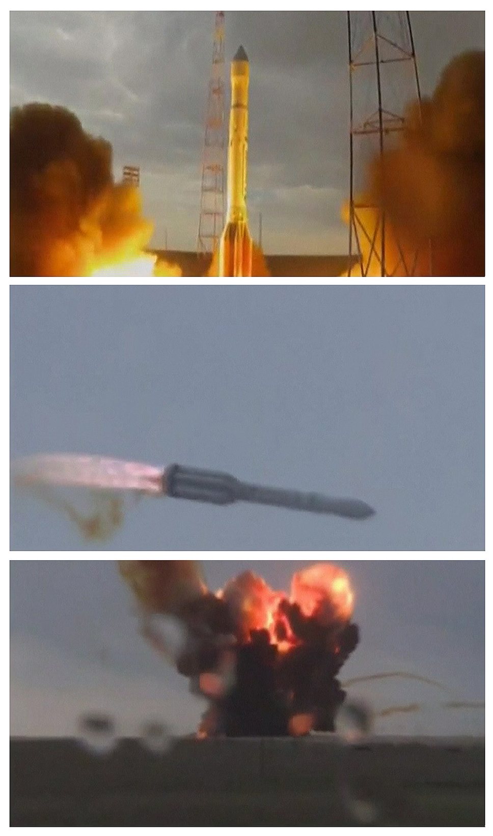 Упавший в июле ракета-носитель «Протон-М» стал третьим за последние три года носителем тяжелого класса семейства «Протон», потерпевшим катастрофу