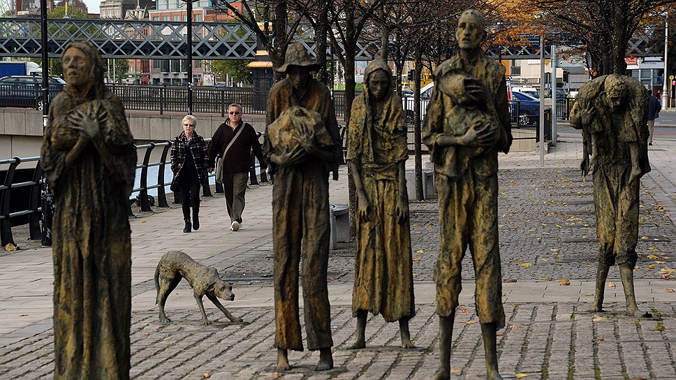 Нынешнее поколение ирландцев живет сытно, но о жертвах Великого голода здесь помнят до сих пор 
