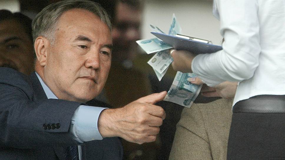 Президент Казахстана Нурсултан Назарбаев вынужден внимательно следить за российским рублем