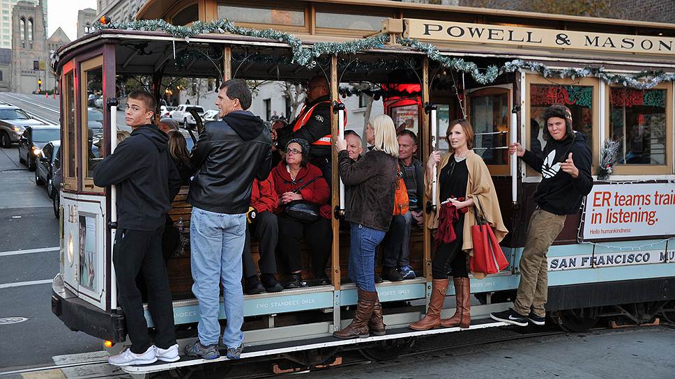 Старинные трамвайчики давно стали визитной карточкой Сан-Франциско