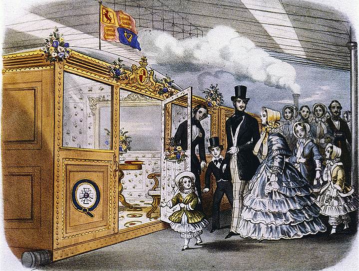 Королева Виктория нашла путешествие по железной дороге весьма приятным