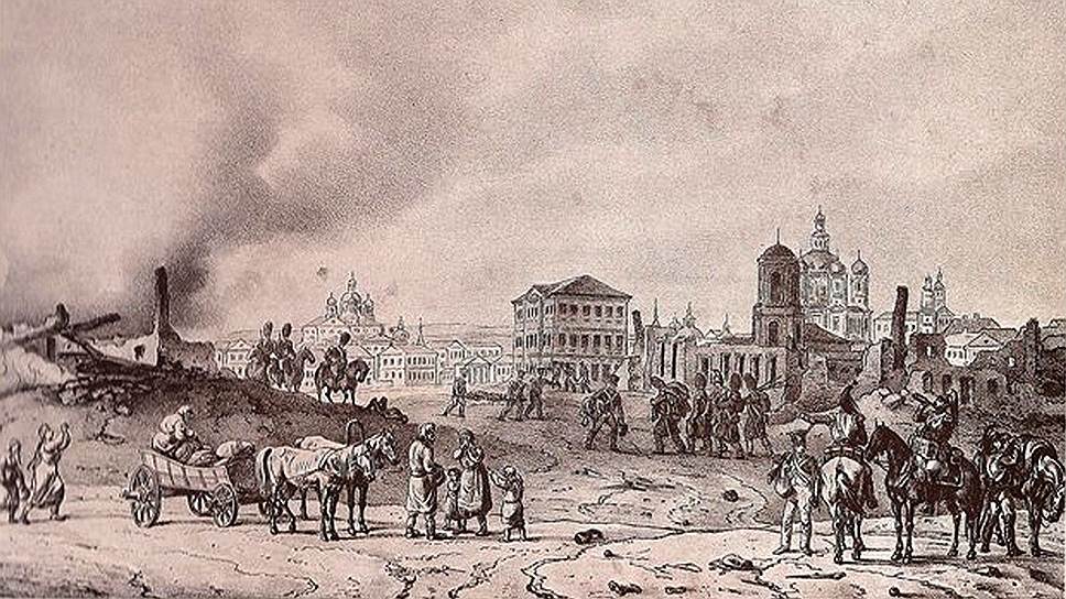 После сожжения и разграбления Смоленска в 1812 году воспоминания смоленской шляхты о прелестях иностранного владычества заметно потускнели 
