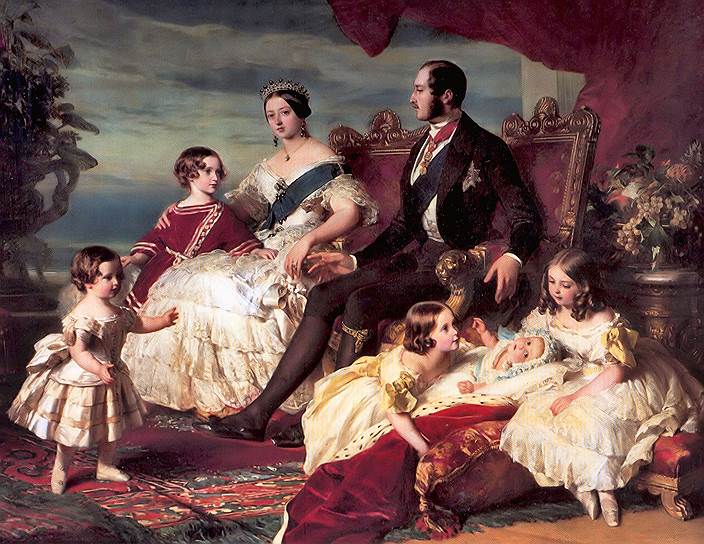 Сначала королева Виктория и принц Альберт удивились роскоши в доме герцога Букингемского, а потом удивились, как быстро он сделался нищим 
