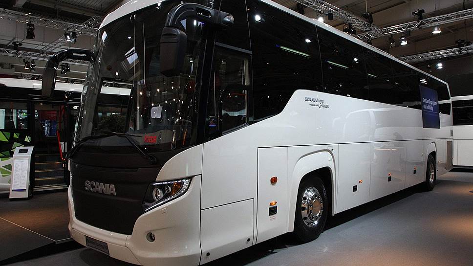 Scania AB будет поставлять шасси вот таких автобусов группе ГАЗ &quot;Русские автобусы&quot;. Соглашение подписали на выставке