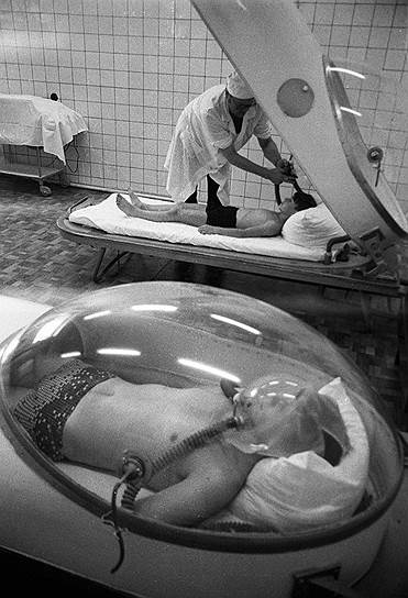 Советские курорты были оснащены самым современным по тем временам медицинским оборудованием 
