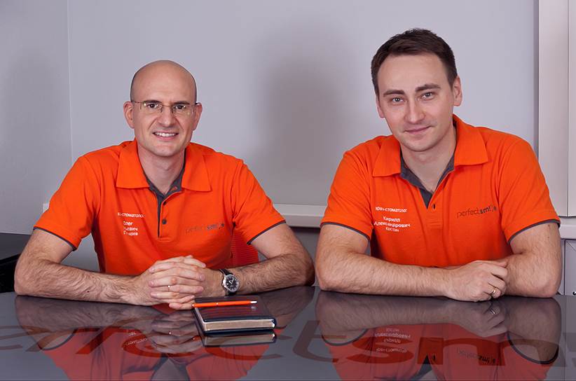 Учредители компании PerfectSmile Олег Пономарев (слева) и Кирилл Костин (справа) 