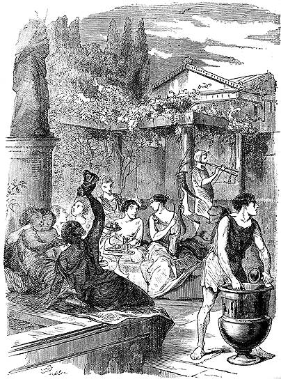Алкоголь в древности был прерогативой зажиточных классов 
