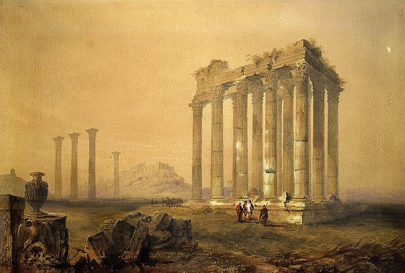 Храм Зевса в Афинах, один из главных античных долгостроев, был завершен благодаря Адриану. Правда, он был весьма далек от первоначального проекта и ничего греческого в нем не осталось