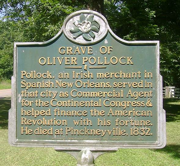 Оливер Поллок был истинным патриотом США, но остался в истории по совершенно другой причине