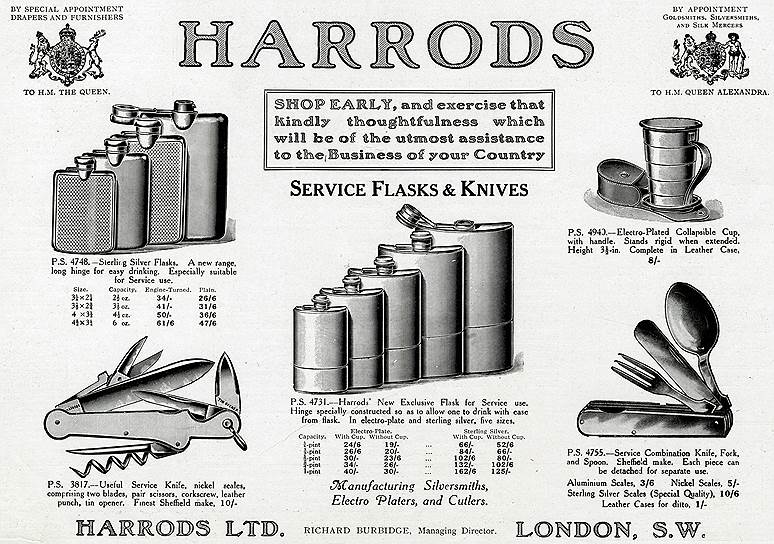 Harrods был первым магазином, который начал проводить рекламные кампании в прессе