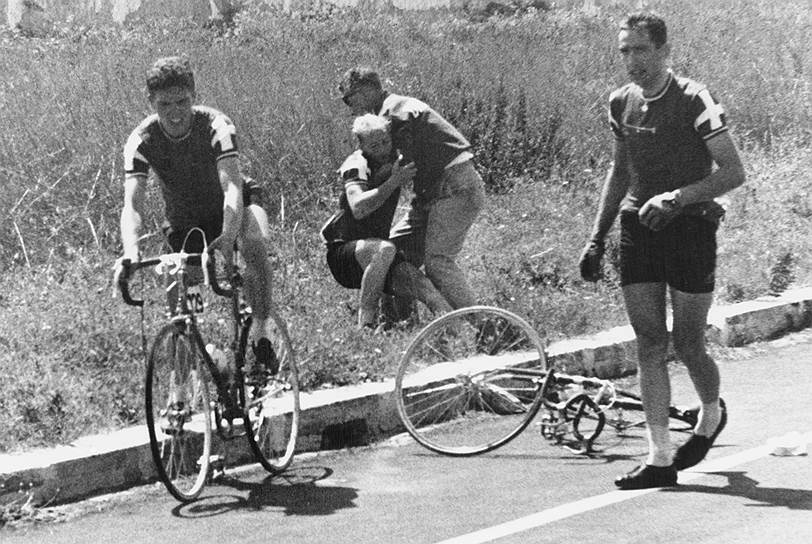 Амфетамин и римская жара сломили датчанина Кнуда Йенсена — при падении с велосипеда он проломил себе череп 