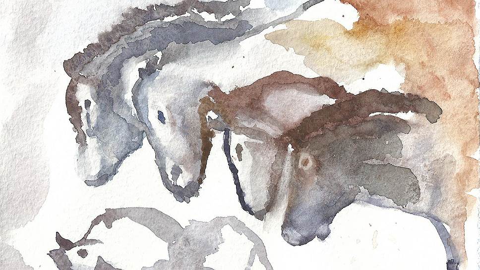 Портретная галерея лошадей. Пещера Шове (Франция). Ок. 30 тыс. лет до н. э. 
