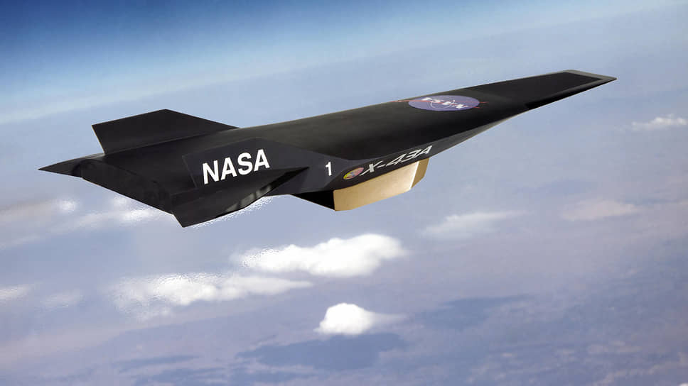 NASA's experimental hypersonic X-43A, which accelerated its own engine to the M-9.6