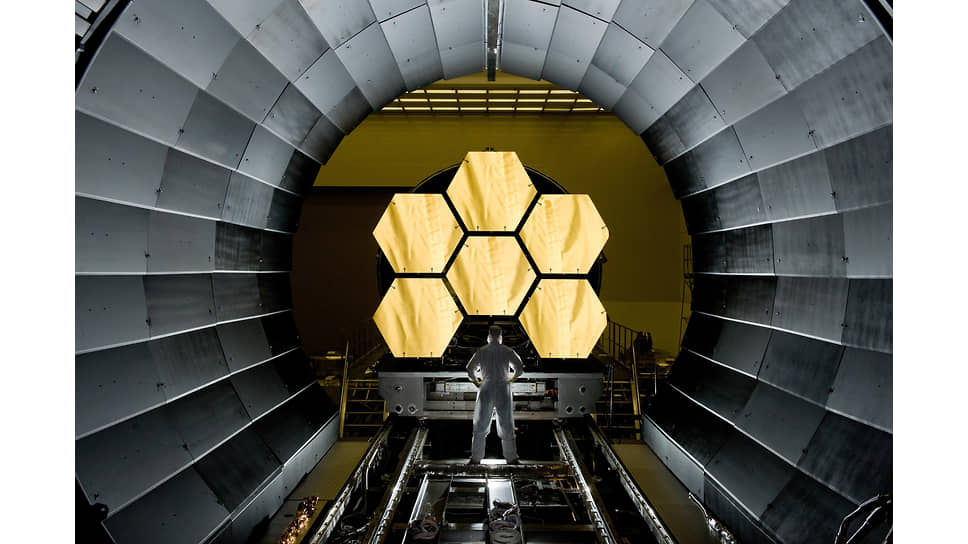 Сегодняшняя вершина орбитальной астрономии — телескоп «Джеймс Уэбб» с 6,5-метровым зеркалом