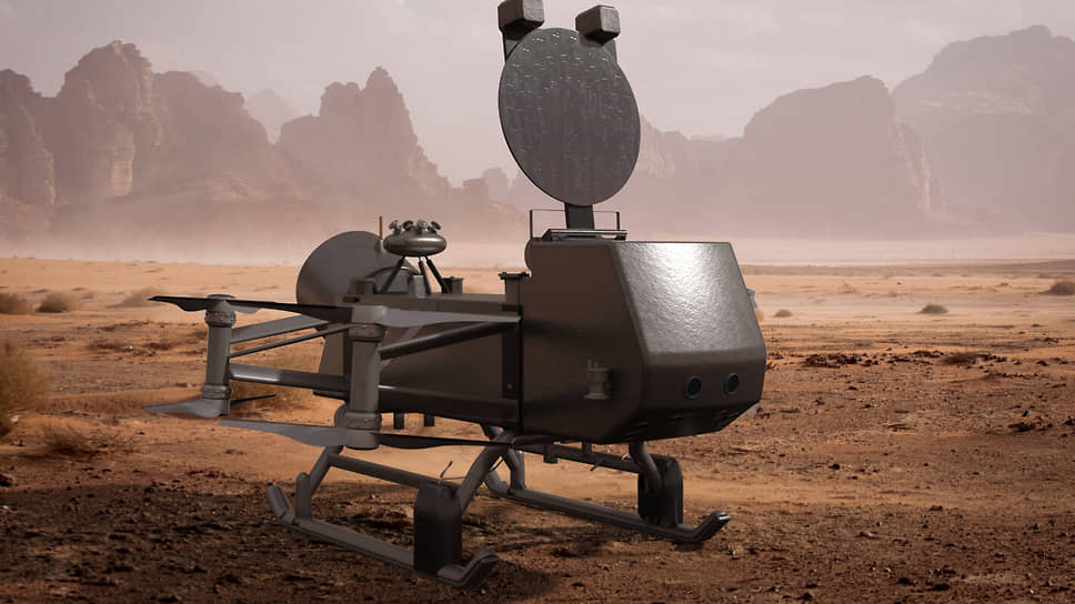 Автономный ядерный квадрокоптер для исследования Титана