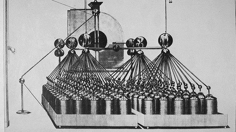 Лейденская банка — история создания первого электрического конденсатора