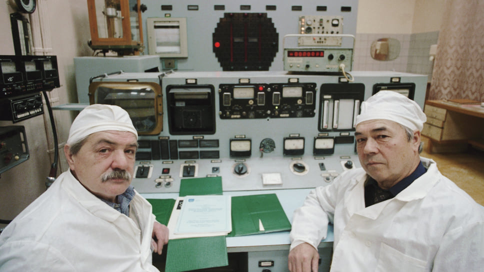 Операторы ядерного реактора Ф-1