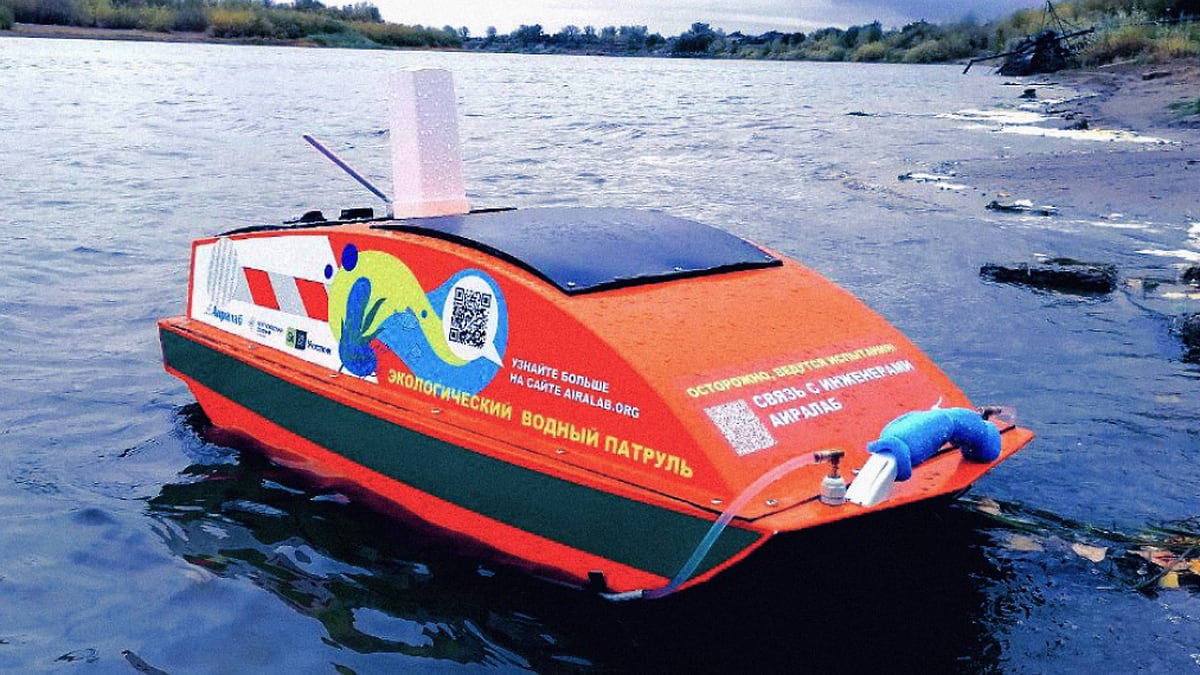 Российская компания «Аира флот» создала беспилотный надводный аппарат для мониторинга качества воды