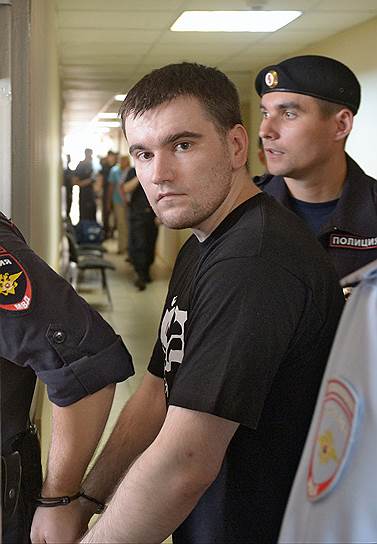 Обвиняемый в участии в массовых беспорядках на Болотной площади 6 мая 2012 года Алексей Гаскаров