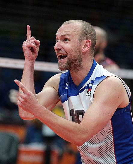 Российский волейболист Алексей Вербов