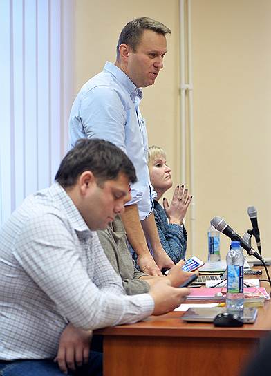 Оппозиционер Алексей Навальный 