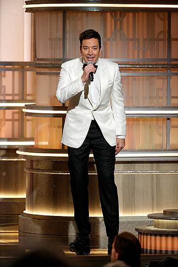 Телеведущий и актер Джимми Фэллон на церемонии вручения премии «Золотой глобус»