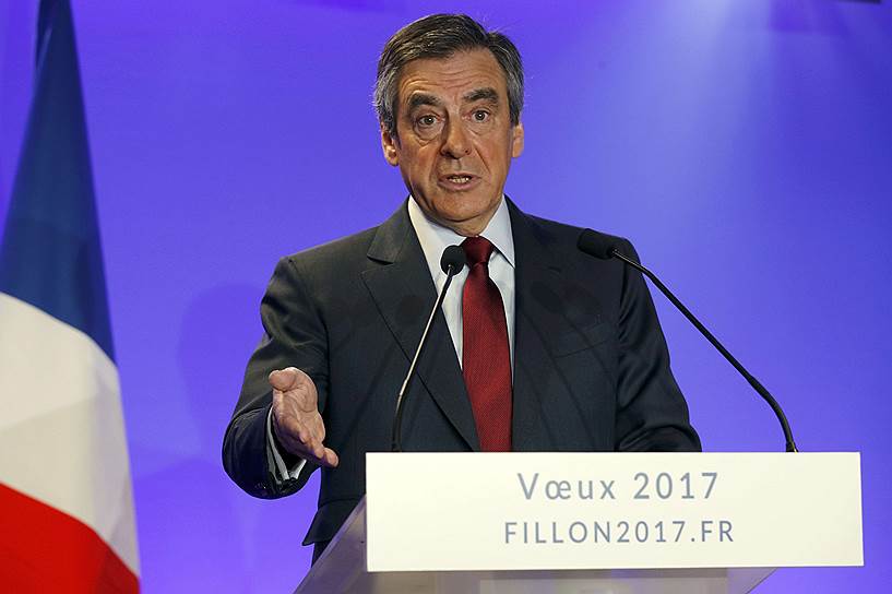 Кандидат в президенты Франции Франсуа Фийон 