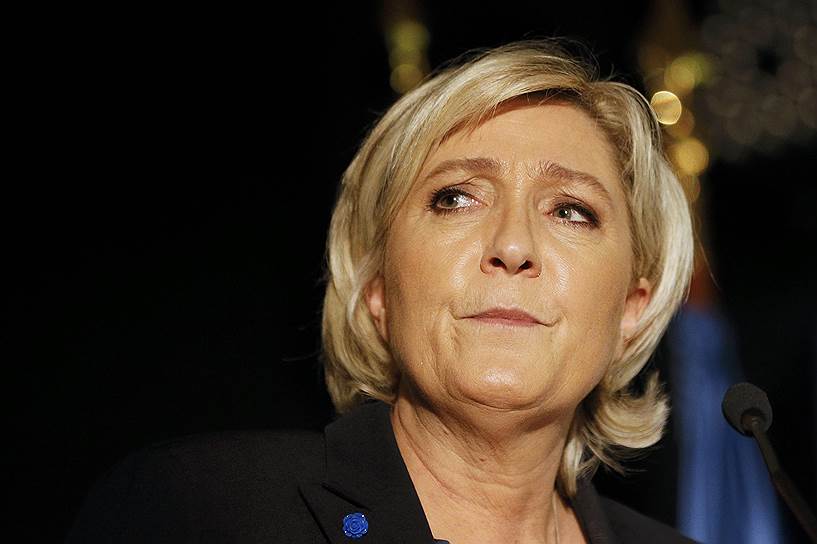Лидер партии «Национальный фронт», кандидат в президенты Франции Марин Ле Пен 