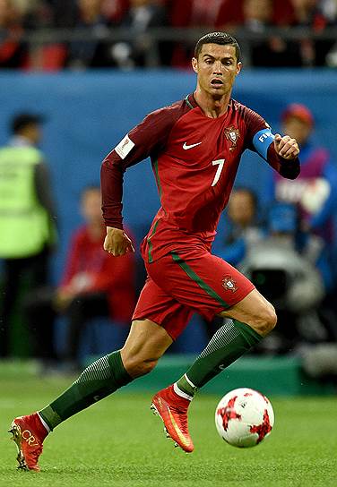 Игрок сборной Португалии Криштиану Роналду
