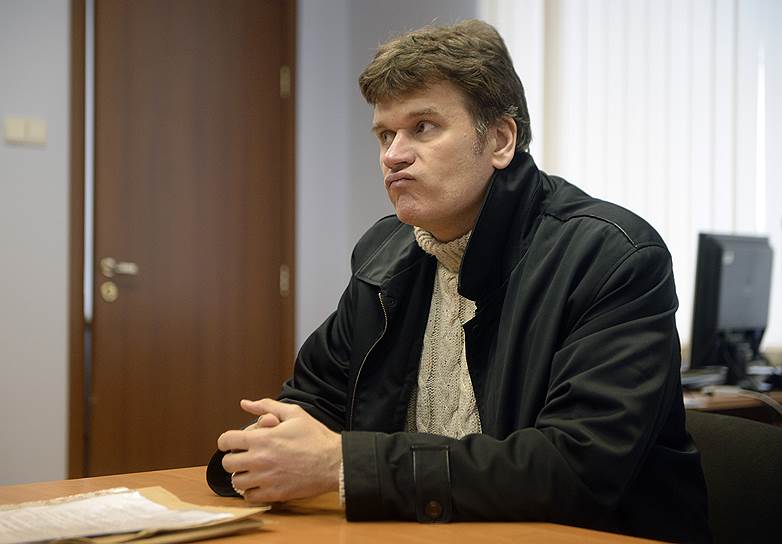 Лидер радикальной группы SERB Игорь Бекетов во время заседания суда