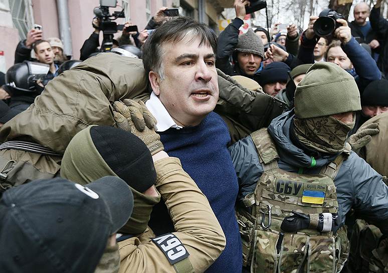 Лидер «Движения новых сил» Украины Михаил Саакашвили