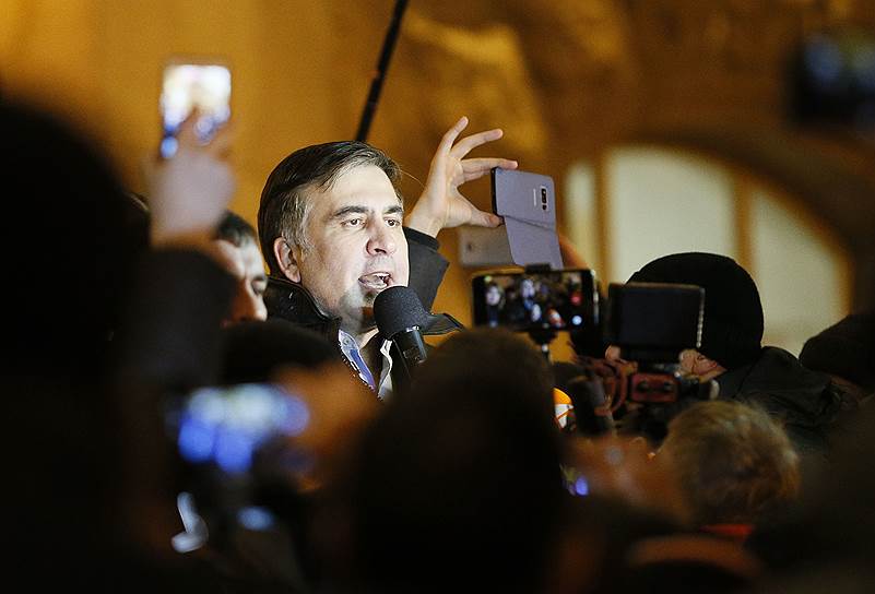 Лидер партии «Рух правых сил» Михаил Саакашвили