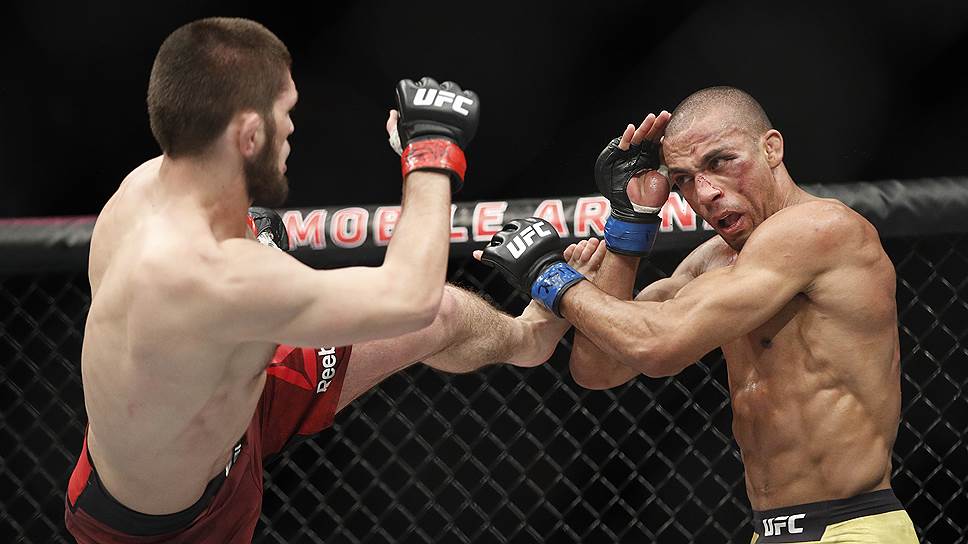 Российский боец Нурмагомедов победил бразильца Барбозу в турнире UFC – Коммерсантъ