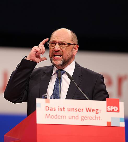 Глава Социал-демократической партии Германии Мартин Шульц 