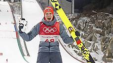 Немец Андреас Веллингер выиграл золото Олимпиады в прыжках на лыжах с трамплина