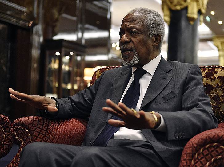 Бывший генеральный секретарь Организации Объединенных наций (ООН) Кофи Аннан