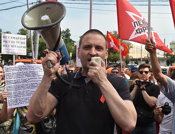 Лидер движения &quot;Левый фронт&quot; Сергей Удальцов