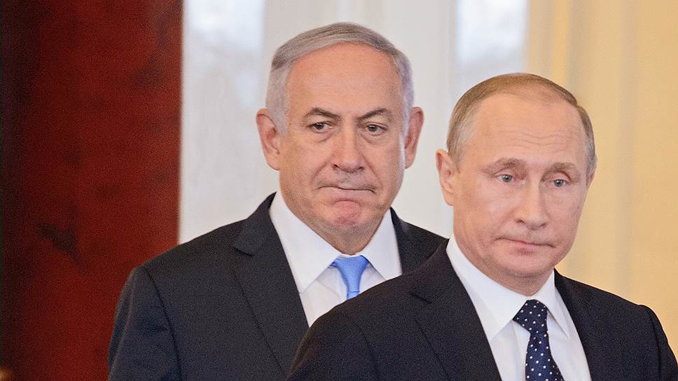 Президент России Владимир Путин и премьер-министр Израиля Биньямин Нетаньяху 