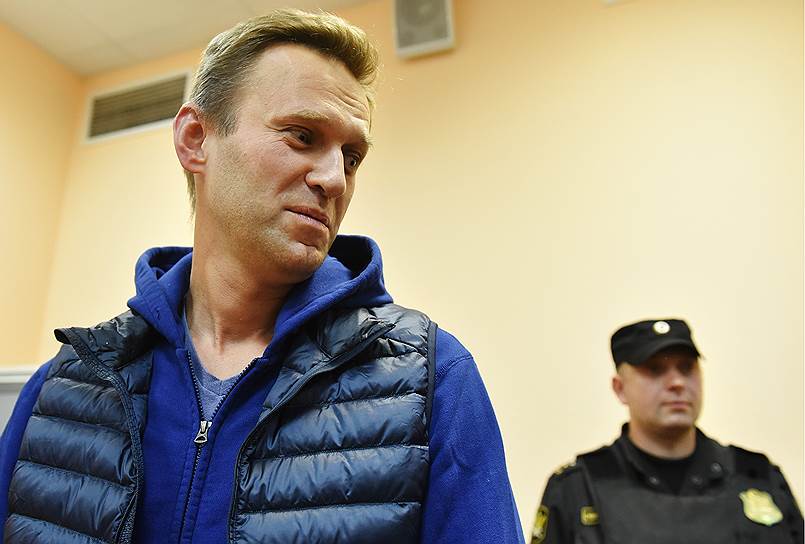 Оппозиционер Алексей Навальный