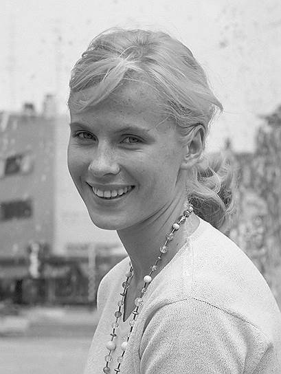Актриса Биби Андерссон в возрасте 26 лет (1961 год)