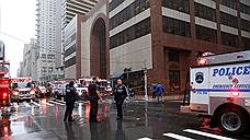 Вертолет упал на крышу здания в центре Нью-Йорка