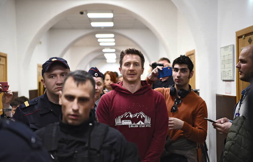 Обвиняемый по делу о массовых беспорядках в Москве Егор Лесных