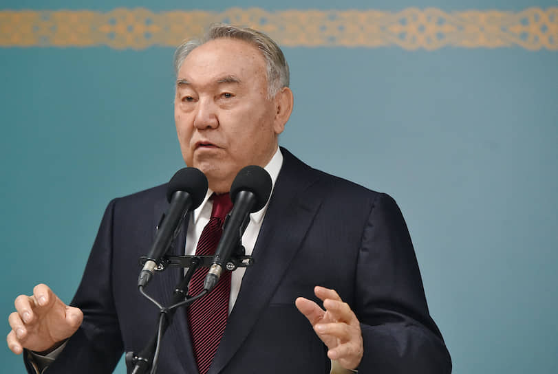 Бывший президент Казахстана, председатель правящей партии «Нур Отан» Нурсултан Назарбаев