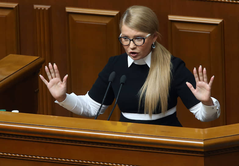 Украинский политик Юлия Тимошенко