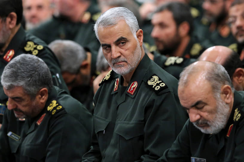 Глава спецподразделения «Аль-Кудс» Корпуса стражей исламской революции генерал Касем Сулеймани