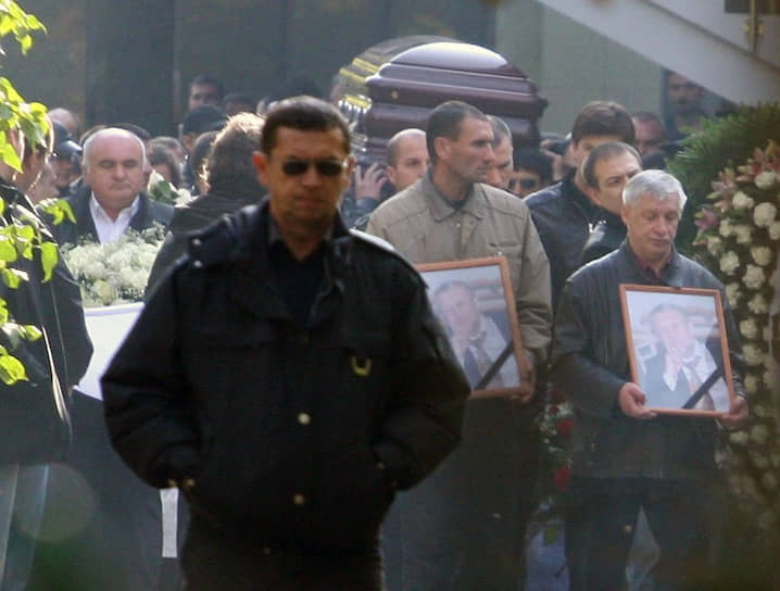Похороны Вячеслава Иванькова (Япончика) на Ваганьковском кладбище