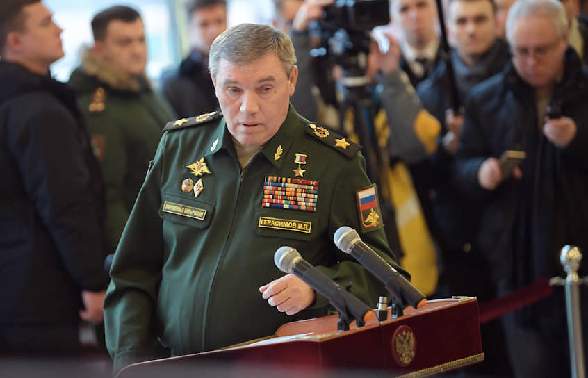 Начальник Генерального штаба Вооруженных сил России — первый заместитель министра обороны России Валерий Герасимов