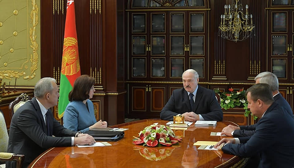 Совещание у президента Белоруссии Александра Лукашенко