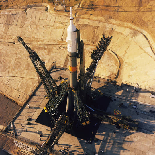 Космический корабль &quot;Союз-11&quot; на космодроме Байконур (1971 год)